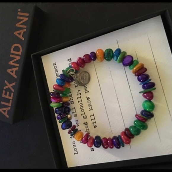 Alex and Ani Rare Retires Multi Color Bracelet