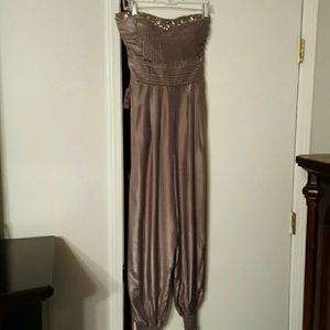 NWT Silver jumpsuit