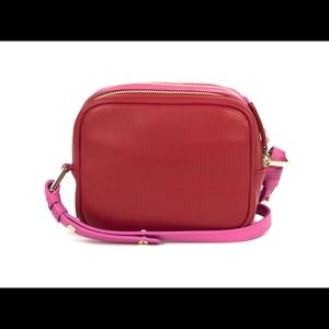 ROVI MOSS Mini Square Crossbody Bag Red Pink NWOT