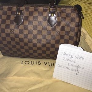 Louis Vuitton Speedy DE 30 Bundle