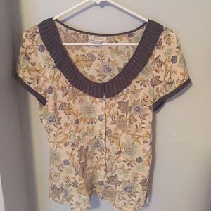 Diodore blouse 👚 excellent winter color scheme!