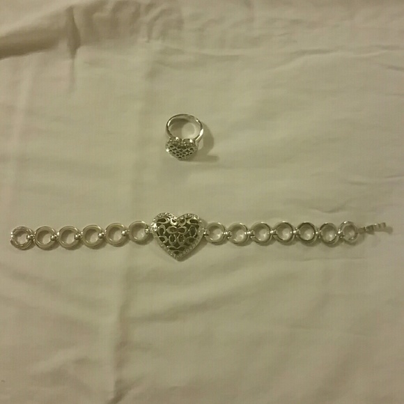 Coach bracelet and ring set