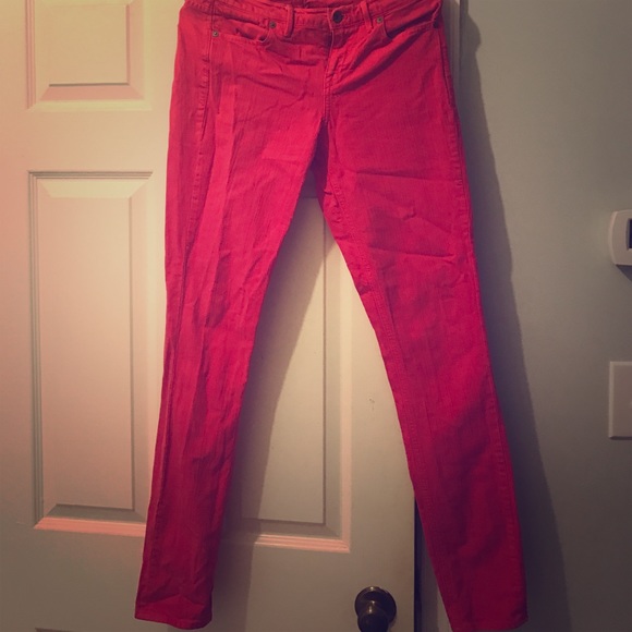 Madewell Skinny Skinny red jeans