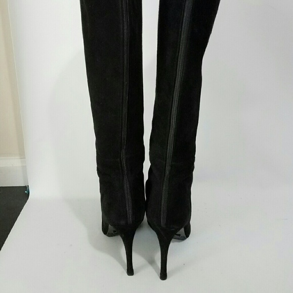 Gucci Doble Vita Black Knee High suede boots - Picture 4 of 4