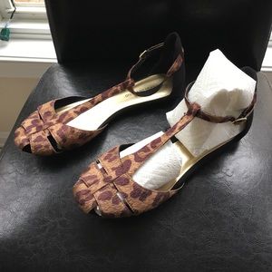 Leopard sandals