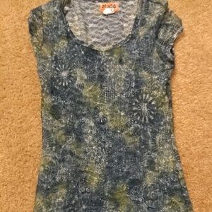 Laced see through shirt