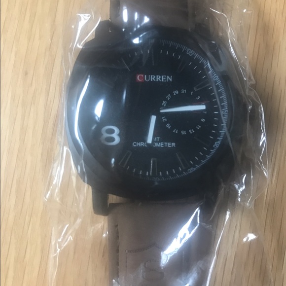 🎉HP 1/2/17 Curren Men's Watch in Brown⌚️- *NWT* - Picture 3 of 4
