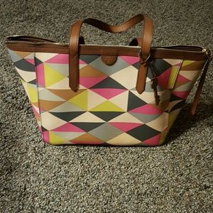 Fossil leather purse