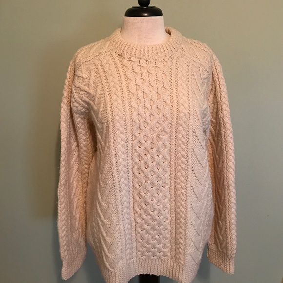Irish Wool Knit Sweater