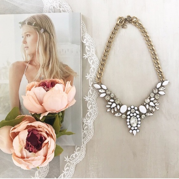 J. Crew Jewelry - Stunning White Necklace!