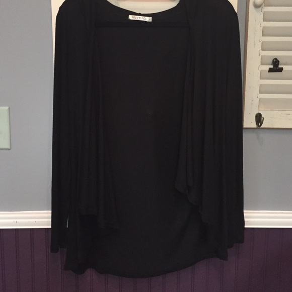 Lightweight hooded cardigan