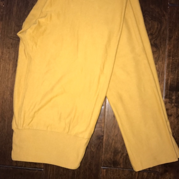 Lularoe mustard yellow os leggings