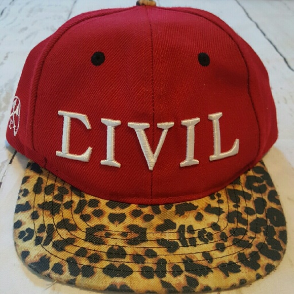 Civil Clothing Exclusive Chettah Brim Snapback