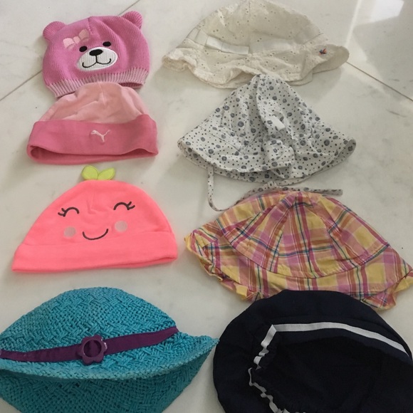 Baby girls caps. $10 for lot of 4, your choice
