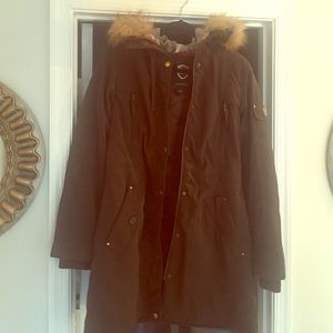 1 Madison Parka with faux fur trim hood!