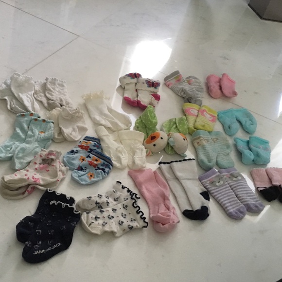 Set of Baby girl socks