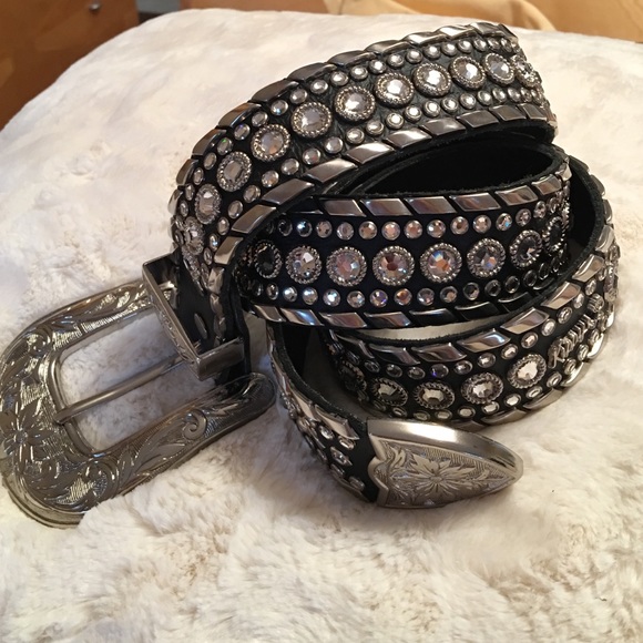 swarovski belt mens