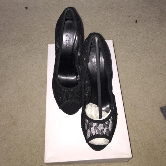 Forever 21 Black lace heels
