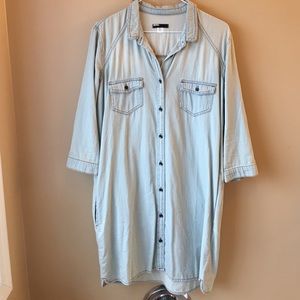 BDG Light Denim Shirt Dress