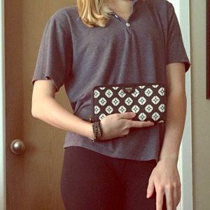 Fossil Sydney Signature Zip Wallet