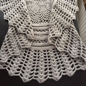 Chaudry crocheted vest
