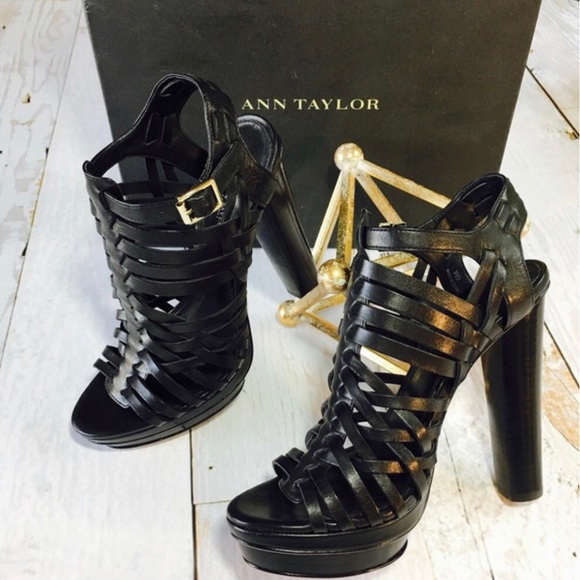 Ann Taylor Shoes - 💥FLASH SALE💥NIB Ann Taylor Strappy Leather Heels
