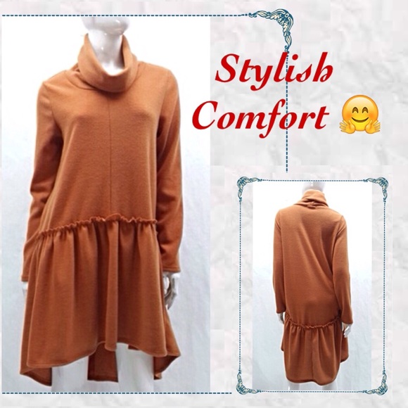 🍂Rust Colored Dress or Top -I have one. I love it - Picture 1 of 2