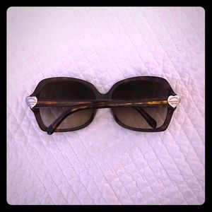Tiffany & Co sunglasses with silver heart