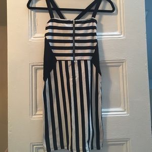 Black / White Stripe Dress