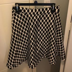 ✅SOLD DVF Black/White Wool/Silk Skirt