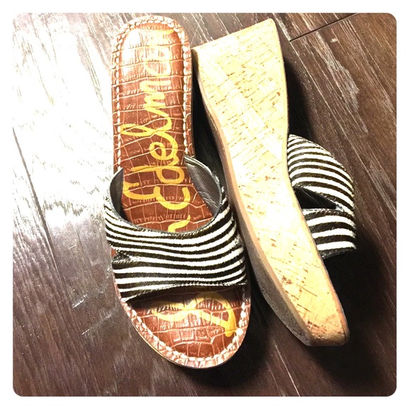 Sam Eldelman pony hair wedges