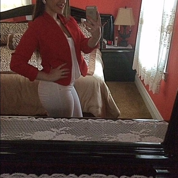 Red blazer