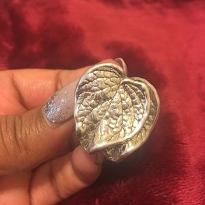 925 Silver Leaf Ring