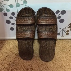 Dark Brown Jesus Sandals