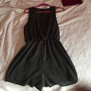 Satin romper