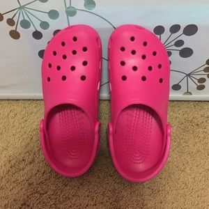 Hot Pink Crocs