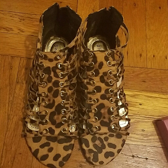 Bamboo Leopard print sandals - Picture 4 of 4