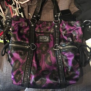 Coach purse ocelot print
