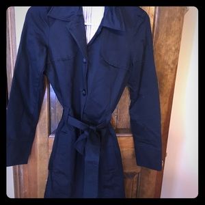 Black Belted Trench Coat (SM)
