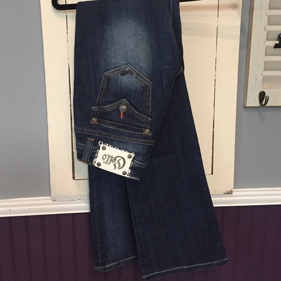 Boot Cut Dark Wash Denim Jeans
