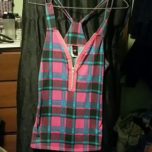 *DONATING SOON* Plaid Tank Top