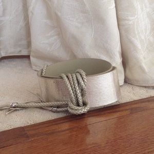 Black House White Market faux leather belt