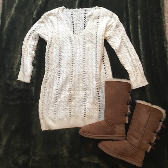 🎉Host Pick🎉 Cable-knit Sweater Dress - Picture 2 of 3