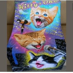 Kitty Cats Velour Beach Towel 30"x60"