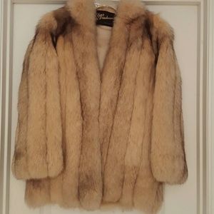 Fox fur coat