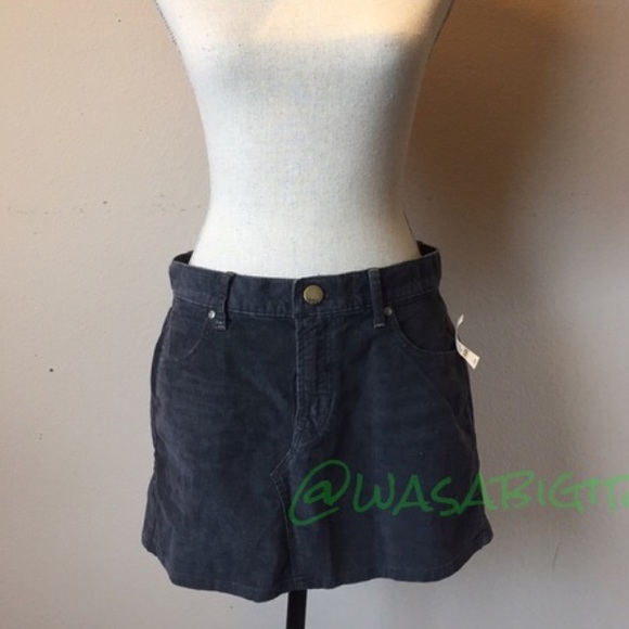 GAP Dresses & Skirts - Gray Corduroy Skirt • GAP