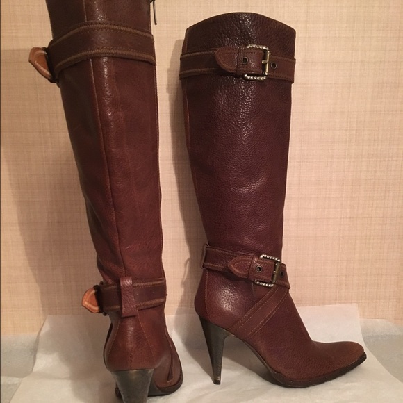 chestnut brown boots