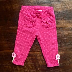 Polka dot Gymboree pants!