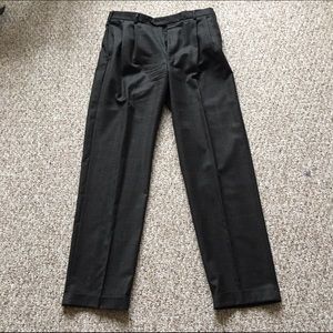 Brook's Brothers Men's dark brown plaid pants