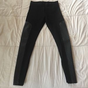 Nordstrom Black Moto Leggings